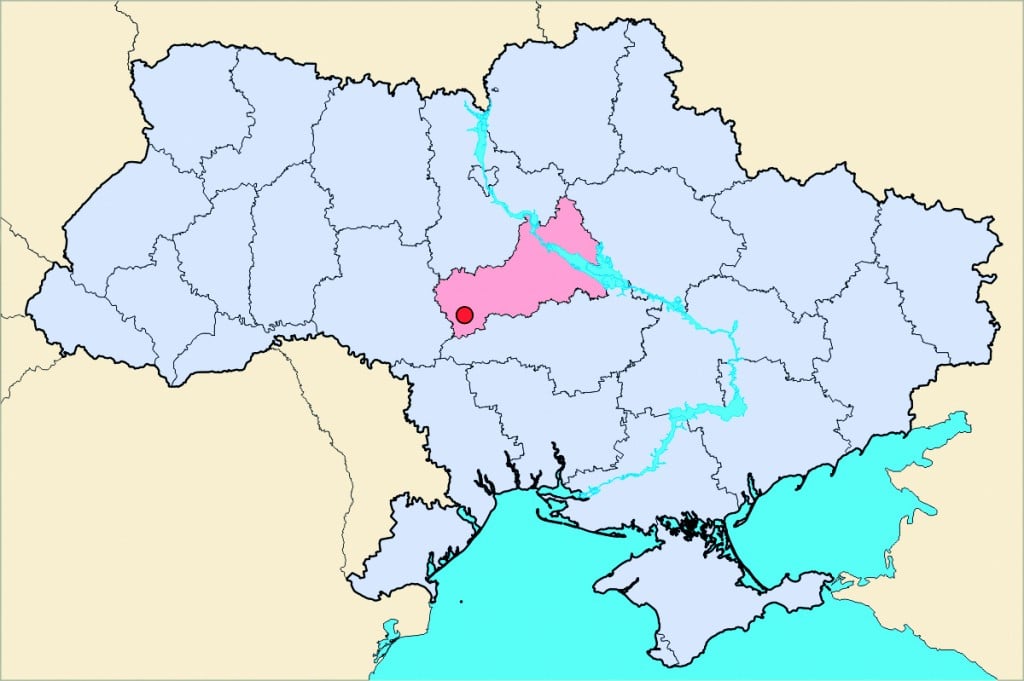 Uman-Ukraine-Map